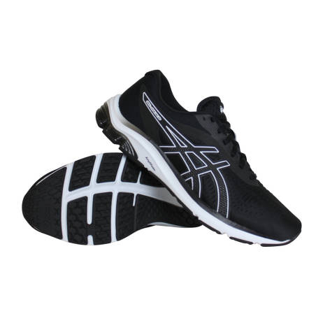 Asics Gel Pulse 12 Hardloopschoenen Dames Zwart Wit