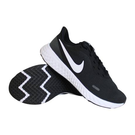 Nike Revolution 5 Hardloopschoenen Heren Zwart Wit