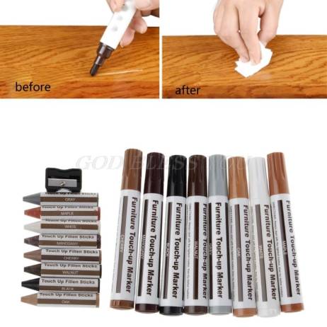 17Pcs Furniture Touch Up Kit Markers & Fi...