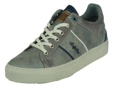 australian-empire-leahter-herenschoenen-maat-46-grijs-blauw-wit(10975)