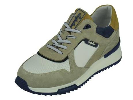 Australian Frederico Herenschoenen Maat 40 41 42 43 44 45 46 Beige Wit Combi