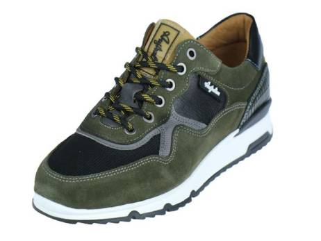 Australian Mazoni Herenschoenen Maat 41 42 Zwart Groen Geel