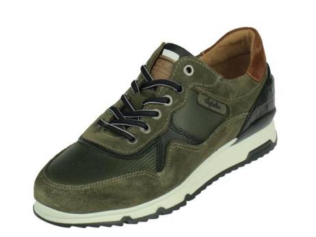 australian-mazoni-leather-herenschoenen-maat-43-44-45-groen-zwart-brick(13995)