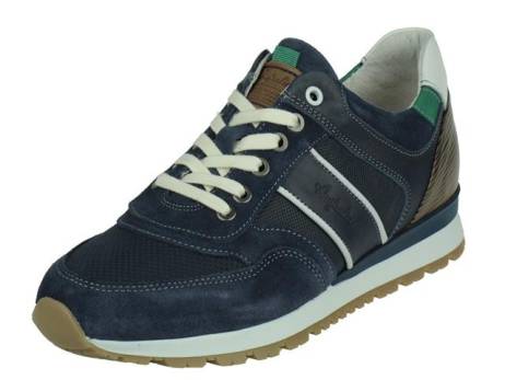 Australian Navarone Herenschoenen Maat 41 Blauw Tan Wit