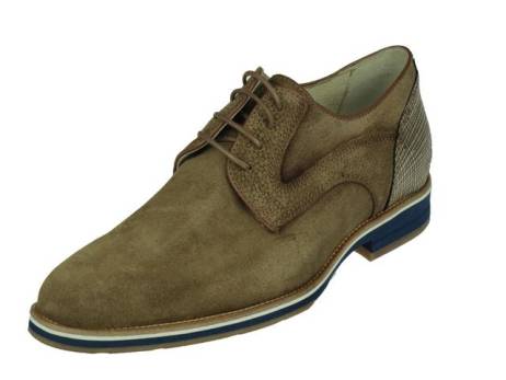 Braend Geklede Lage Heren Veterschoen Herenschoenen Maat 42 45 Roccia Beige Nero
