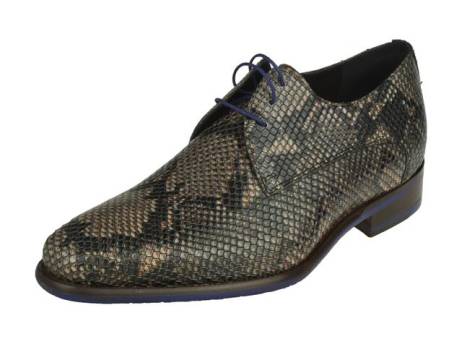 Floris Van Bommel Dressed Herenschoenen Maat 9 5 Grijs Snake