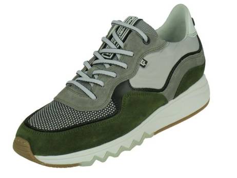 Floris Van Bommel Sport Herenschoenen Maat 7 5 10 11 Groen Suede