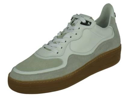 Floris Van Bommel Sport Herenschoenen Maat 7 5 9 5 Wit Suede Combi