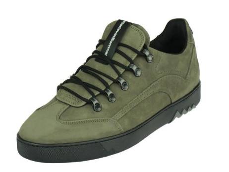 Floris Van Bommel Sport Herenschoenen Maat 9 5 Grijs Nubuck Combi