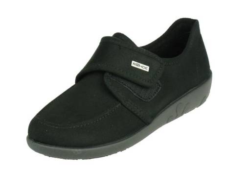 rohde-dames-pantoffel-huisschoen-herenschoenen-maat-37-38-39-40-42-zwart(4495)