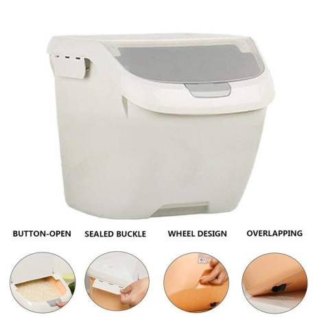 Rice Container Storage 10 KG/22 LBS, Cere...