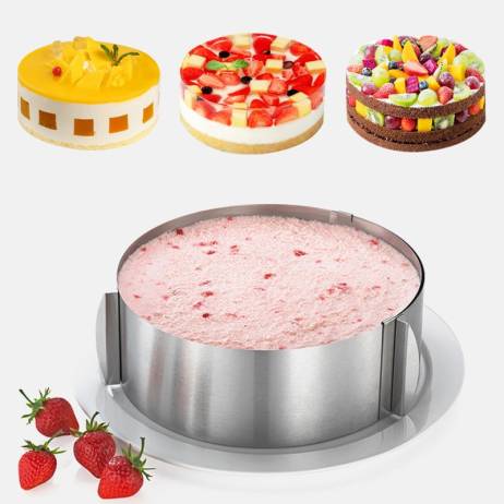 1PC Adjustable Dessert Cake 3D Mould Retr...