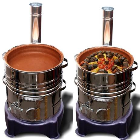 Tandoori Tandoor Clay Oven Grill BBQ Barb...