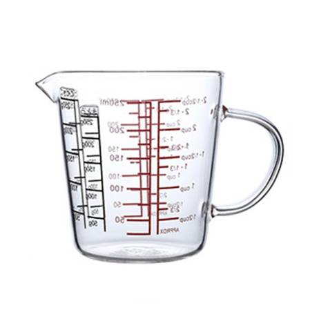 250Ml Glass Measuring Cup Milk Jug Heat R...