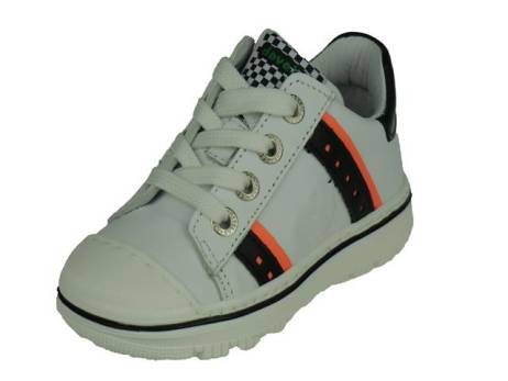 Develab Boys Low Cut Shoe Laces Jongensschoenen Maat 22 23 24 25 26 Wit Nappa