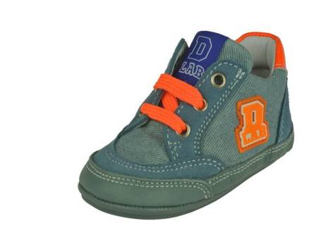 Develab devalab jongens leer-loop-schoen jongensschoenen maat 20 blauw nappa