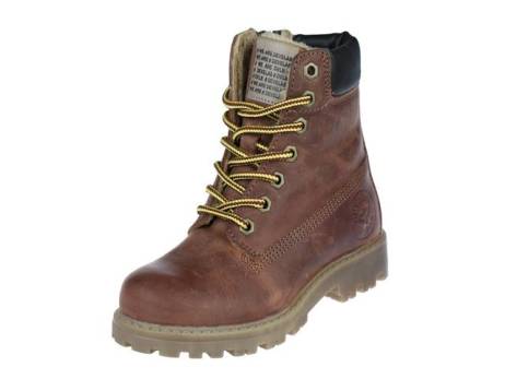 Develab Halfhoge Veterschoen Jongensschoenen Maat 29 30 31 32 34 Cognac