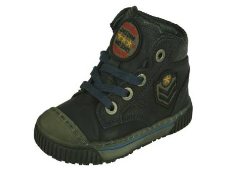 Develab Jongensboot Jongensschoenen Maat 20 Blauw Waxed