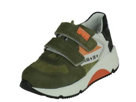 Develab Stoere Lage Jongens Klittenbandschoen Jongensschoenen Maat 26 33 Kaki Fantasy