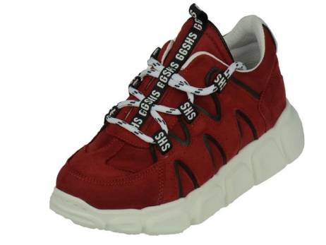 Giga Lage Jongens Sport Veterschoen Jongensschoenen Maat 33 34 Long Beach Rosso