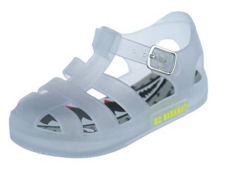 Go Bananas Jelly Sandals Jongensschoenen Maat 25 26 27 28 29 30 Blauw Shark
