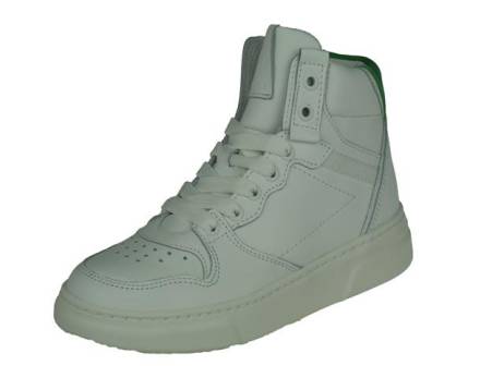 Hip Shoe Style Hip Stoere Halfhoge Veterschoen Jongensschoenen Maat 32 33 34 35 36 37 38 39 Wit