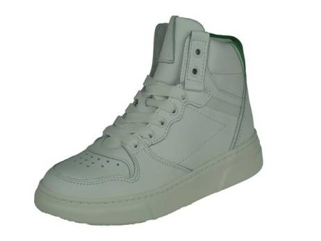 Hip Shoe Style Stoere Halfhoge Veterschoen Jongensschoenen Maat 32 33 36 Wit