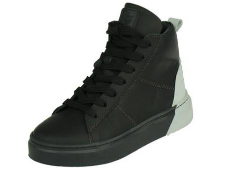 Jochie & freaks halfhoge jongens veterschoen jongensschoenen maat 29,30,31,32,33,35 zwart