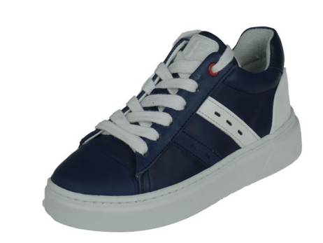 Jochie Jochie Freaks Jongens Veterschoen Met Rits Jongensschoenen Maat 30 31 32 33 34 35 Donker Blauw