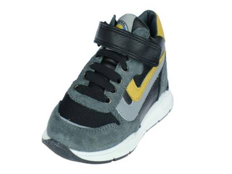 Little David Lazio 2 Jongensschoenen Maat 24 25 28 Zwart Geel