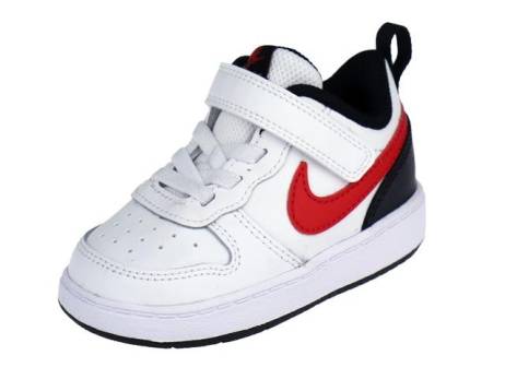 Nike Court Borough Low 2 Jongensschoenen Maat 22 23 25 26 Wit Rood Blauw
