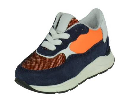 Pinocchio Stoere Jongens Sneaker Jongensschoenen Maat 26 27 Donker Blauw Combi