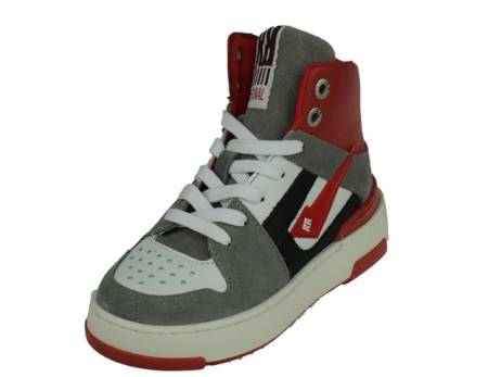 Red Rag Boys Midcut Sneaker Laces Jongensschoenen Maat 33 35 Rood Suede