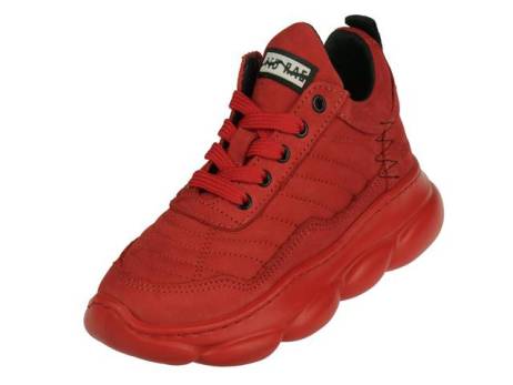 red-rag-reg-lage-jongens-veterschoen-met-rits-jongensschoenen-maat-31-rood(7975)