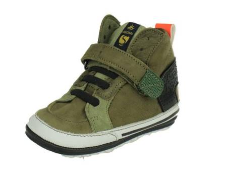 Shoesme Babyproof Leerloop Jongensschoenen Maat 22 Army Groen