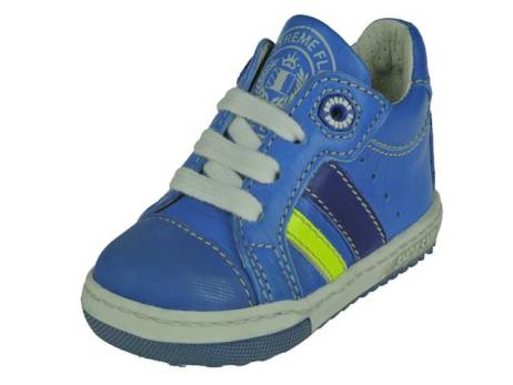 Shoesme extremeflex jongensschoenen maat 20 blauw geel