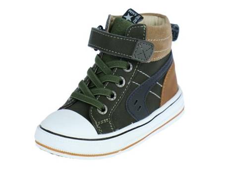 Shoesme Halfhoge Sneaker Jongensschoenen Maat 23 24 25 26 27 28 Groen