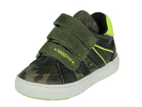 Track style jongens klittenbandschoen jongensschoenen maat 26,27 army
