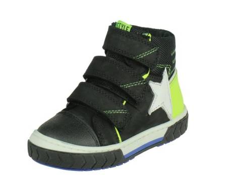 Trackstyle Track Style Halfhoge Jongens Klittenbandschoen Jongensschoenen Maat 24 25 Zwart