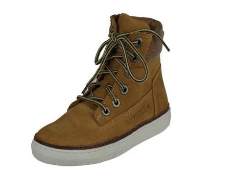 Trackstyle Track Style Halfhoge Jongens Veterschoen Jongensschoenen Maat 32 Tan Cognac