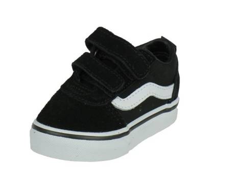Vans Td Ward Velcro Jongensschoenen Maat 22 Zwart Wit