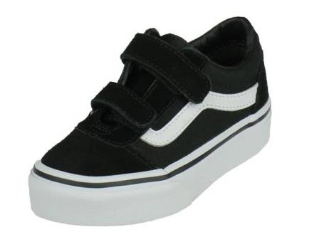 Vans Yt Ward Velcro Jongensschoenen Maat 32 33 Zwart Wit