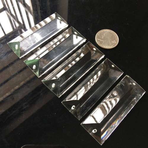5Pcs Glass Chandelier 63mm Crystal Prism ...