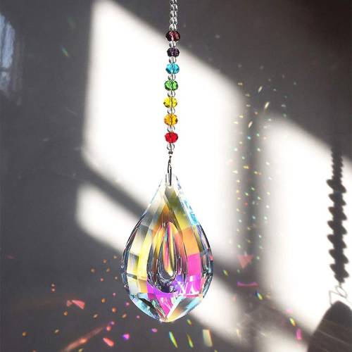 WSFS Hot Sun Catcher Feng Shui Crystals W...