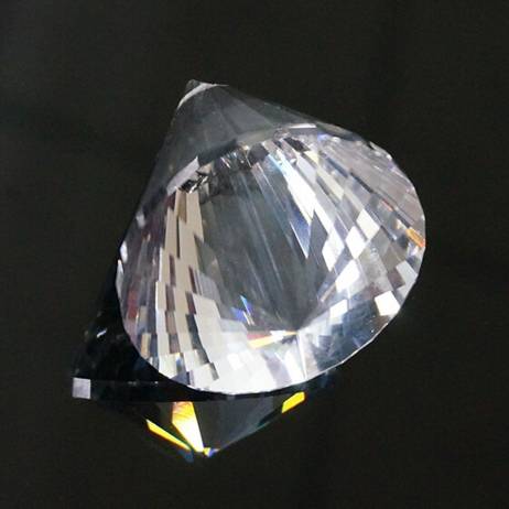 40mm Crystal Faceted Lamp Prism Circular ...