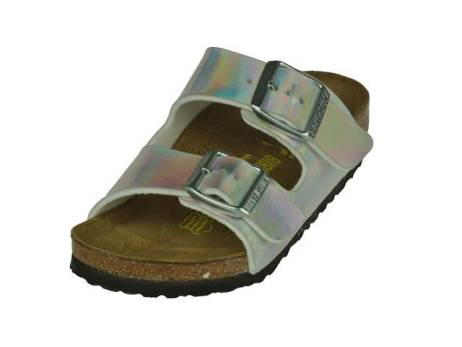 Birkenstock Arizona Kinder Slipper Meisjesschoenen Maat 26 27 28 30 Zilver