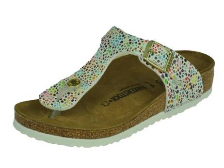 Birkenstock Gizeh Meisjesschoenen Maat 32 Oriental Mosaic Wit