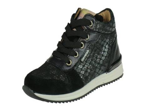 develab-develab-halfhoge-meisjes-veterschoen-met-rits-meisjesschoenen-maat-27-29-30-zwart-zilver-fantasy(5975)