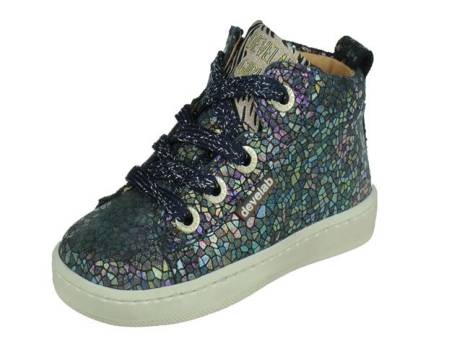 Develab eerste stapje meisjesschoenen maat 21,22 multicolour metallic