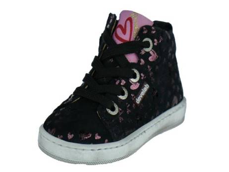 develab-girls-firststep-meisjesschoenen-maat-21-22-23-24-burgundy-fantasy(7495)